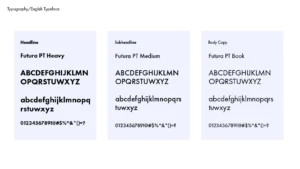 Ticket-Mart.com typography system used in brand identity and digital interfaces