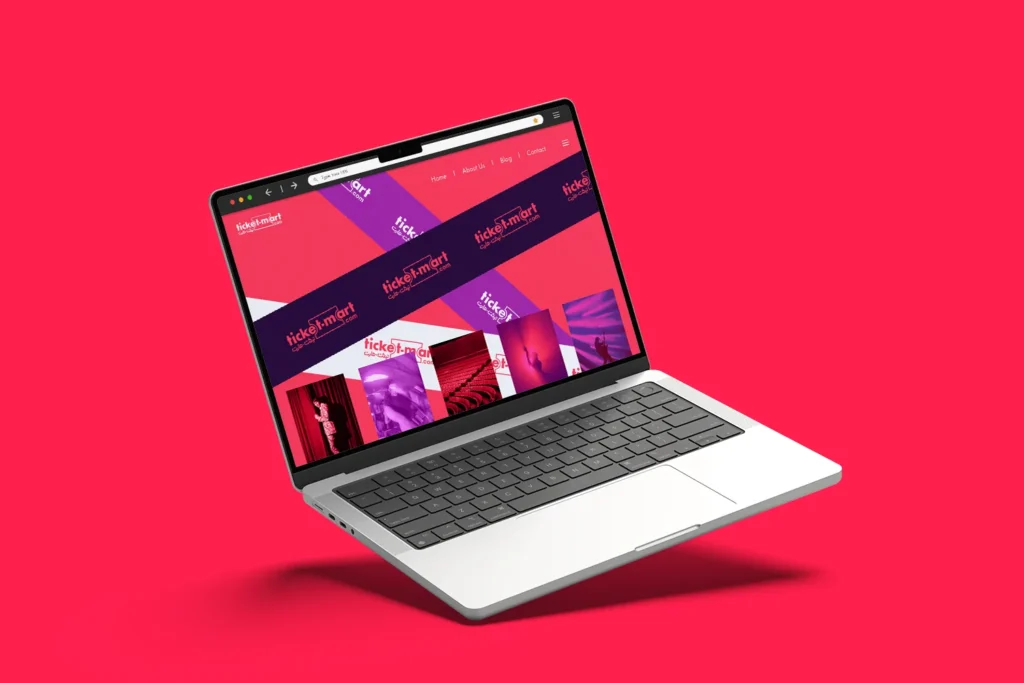 Ticket-Mart.com website design